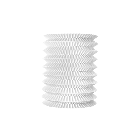 Lampion cylindrique blanc papier - Diam. 15cm