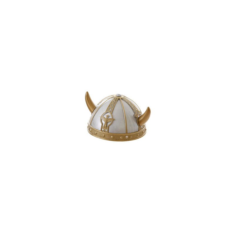 Casque gaulois PVC - Haut. 14cm Diam. 24cm