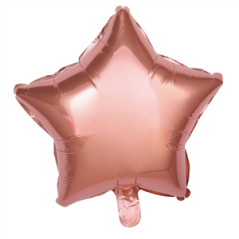 Ballon étoile rose gold - 40cm