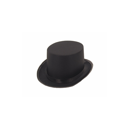 Haut de forme noir avec ruban