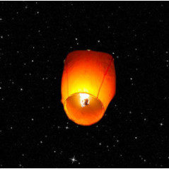 Lanterne volante - Haut. 85cm Diam. 34cm