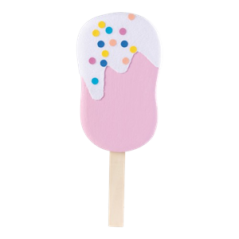 Glace décorée à bâton 50 x 19 x 5cm (coloris aléatoire)