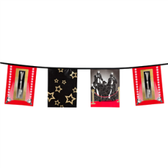 Guirlande Cinéma VIP fanions 30 x 20cm - PLASTIQUELong. 6m