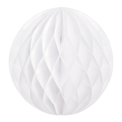 Boule blanche papier - Diam. 20cm