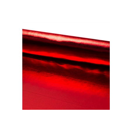Tissu lamé rouge larg 110 cm