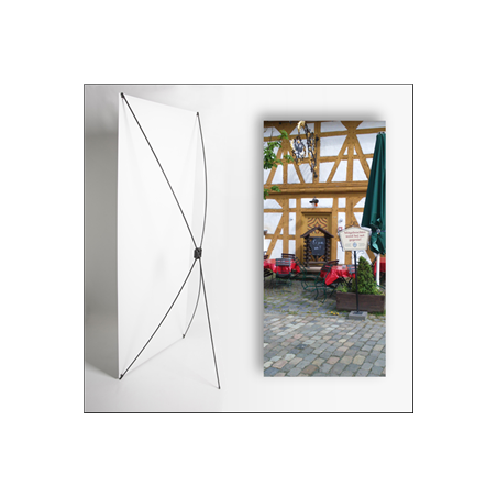 Kakemono Allemagne 1 - 180 x 80 cm - Toile M1 avec structure X- Banner