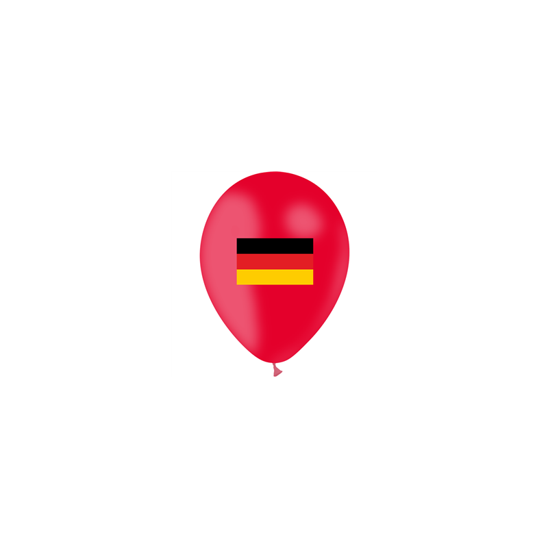 Ballon drapeau Allemagne x10 - Diam. 29cm