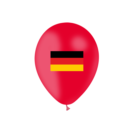 Ballon drapeau Allemagne x10 - Diam. 29cm