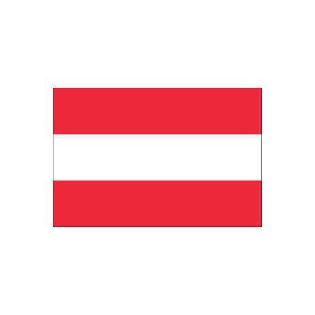 Drapeau Autriche - tissu - 90 x 150cm