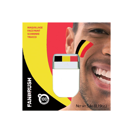 Maquillage noir jaune rouge