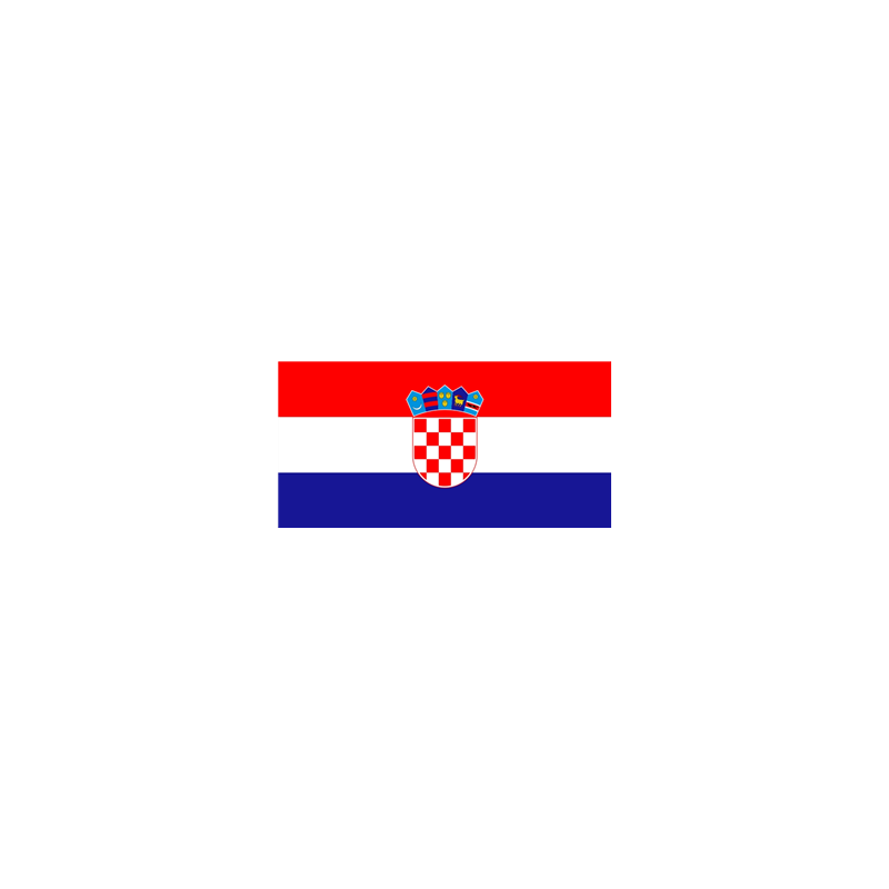 Drapeau Croatie - tissu - 60 x 90cm