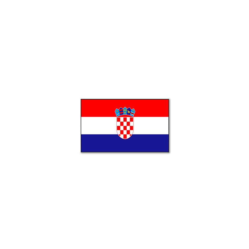 Drapeau Croatie - tissu - 90 x 150cm