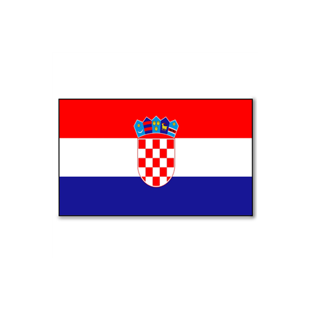 Drapeau Croatie - tissu - 90 x 150cm