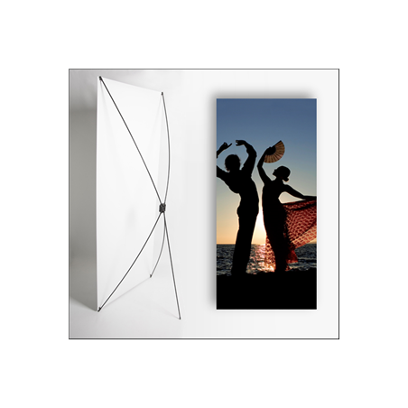 Kakemono Espagne danseurs- 180 x 80 cm sur Toile M1 avec structure  X- Banner