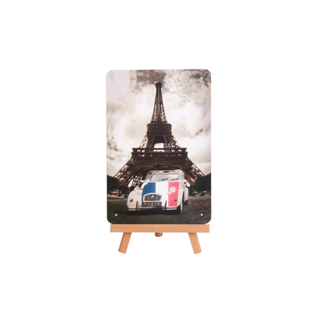 Plaque métal PARIS - 20 x 30cm