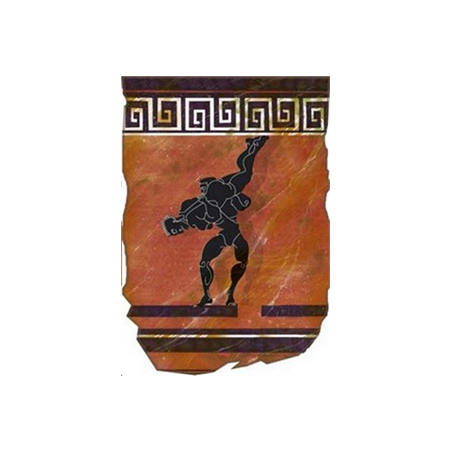 Affiche Sport Antique Lutte - 50 x70cm -