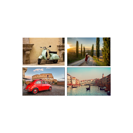 Mobiles Italie x4 - carton - 27 x 44cm