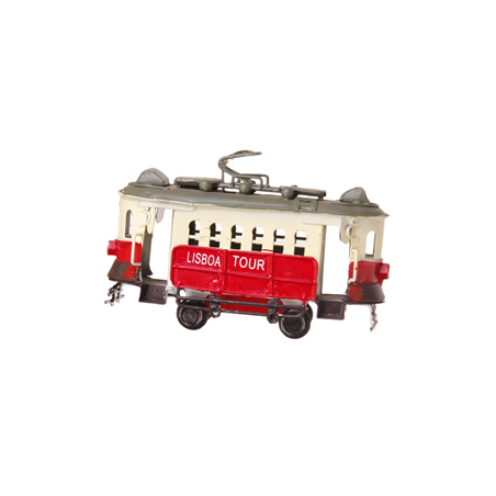 Tramway Lisboa en métal 14 x 9 x 5 cm