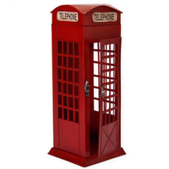 Cabine Téléphonique - métal - H. 42cm