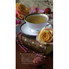 Kakemono Angleterre le thé - 180 x 80 cm - Toile M1 avec structure  X- Banner