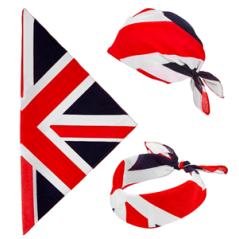 Bandana drapeau UK 55x55 cm - 100% coton