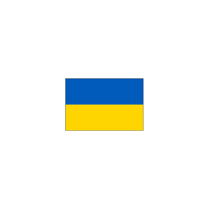 Drapeau Ukraine - tissu - 60 x 90cm