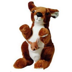 Peluche kangourou - Haut. 30cm