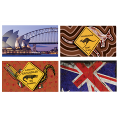 Mobiles Australie x4 - carton - 27 x 49cm