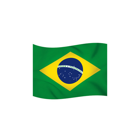 Drapeau Bresil - tissu - 90 x 150cm