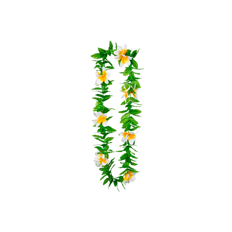 Collier de fleurs Hawaii - tergal - Diam. 60cm