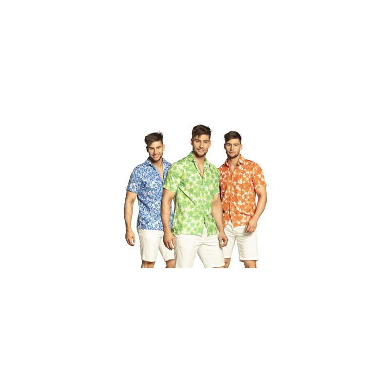 Chemise Hawaï en tissu (3 couleurs assorties - pas de choix) Taille 50/52