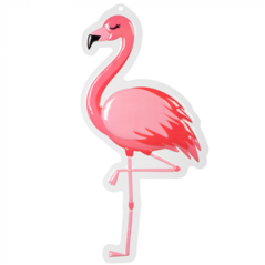 Décoration murale PLASTIQUEFlamant 50 x 30 cm