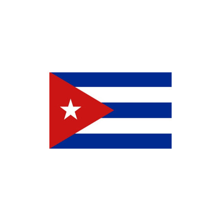 Drapeau Cuba - tissu - 60 x 90cm