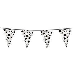 Guirlande de fanions PE Football (30 x 20 cm) 6 m