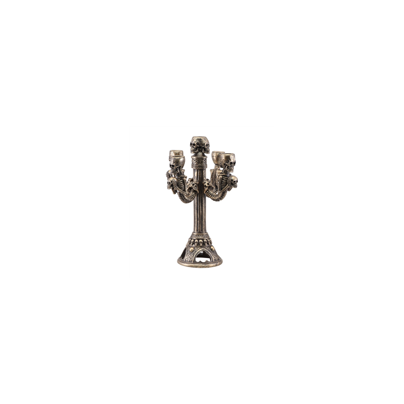 Chandelier bronze cranes résine 19 x 19 x 27,5cm