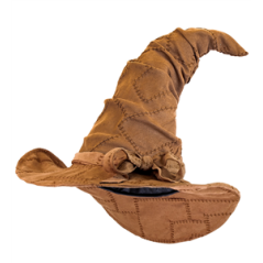 Chapeau de sorcier en simili cuir marron - Taille adulte