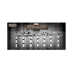 Plafonnier de chauves-souris  - plastique -  Long.300 cm -Larg. 30cm