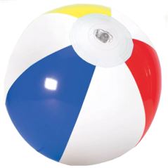 Ballon de plage gonflable Beach party - Diam. 17cm