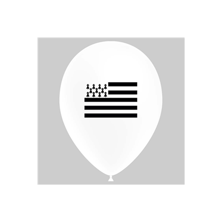 Ballon région Bretagne x10 - Diam. 29cm