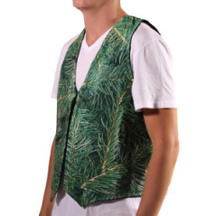 Gilet tissu sapin - taille unique*