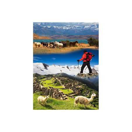 Affiche Montagnes du monde - papier - 60 x 80 cm