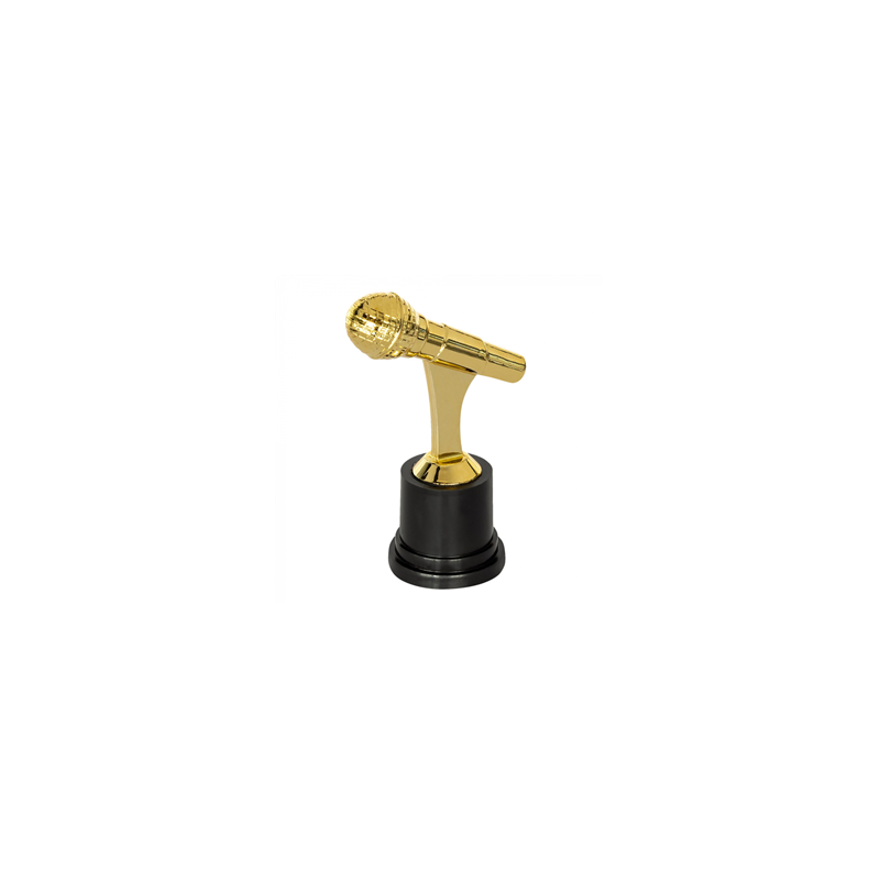 Trophée microphone 12 x 8 cm