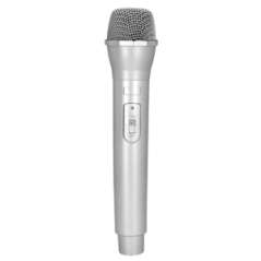 Microphone argent 23.5cm