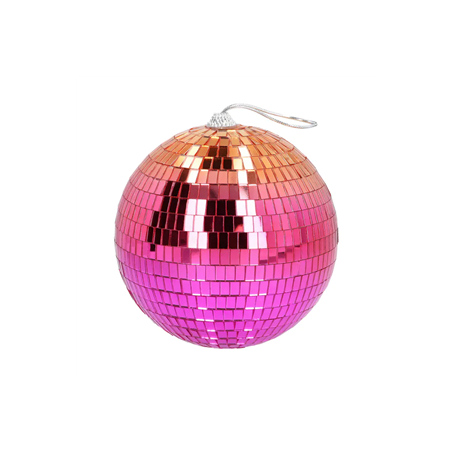Boule à facette disco multicolores pastel (Diam. 15 cm) 4 couleurs dispo