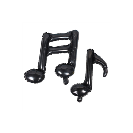 Lot de 10 ballons mylar note de musique 40cm (2 modèles assortis)