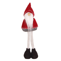Père Noël Bonnet  et  Longue Barbe (Cape Rouge - Debout - Telescopique) 16 x 13 x 5