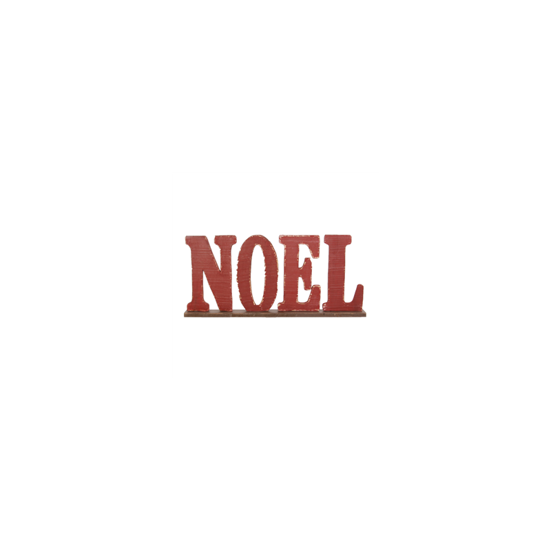 Lettres en bois NOEL sur socle - Haut 27cm