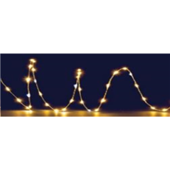 Guirlande micro LED - 9ml-12V-250 led blanc chaud + 50 led blanc pur - int/ext