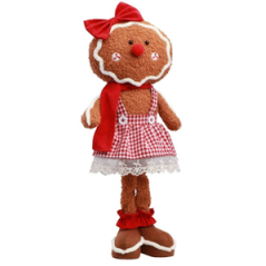Bonhomme façon pain d'épices 20 x 10 x 41cm (modèle aléatoire)