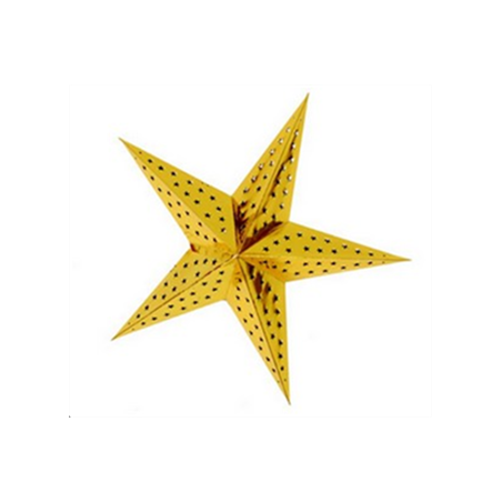 Etoile OR à suspendre - carton - Diam 60cm